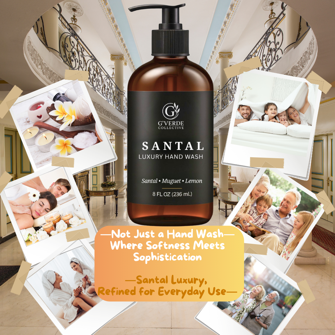 G’Verde Collective Santal Luxury Hand Wash | Inspired by famous perfume houses and the Signature Scents of 5-Star Hotels
