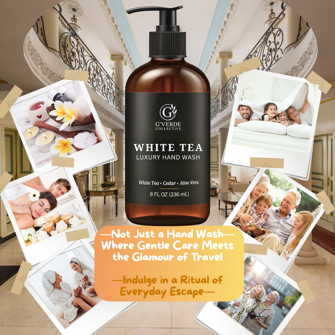 G’Verde Collective White Tea Luxury Hand Wash | Inspired by the Signature Scents of 5-Star Hotels