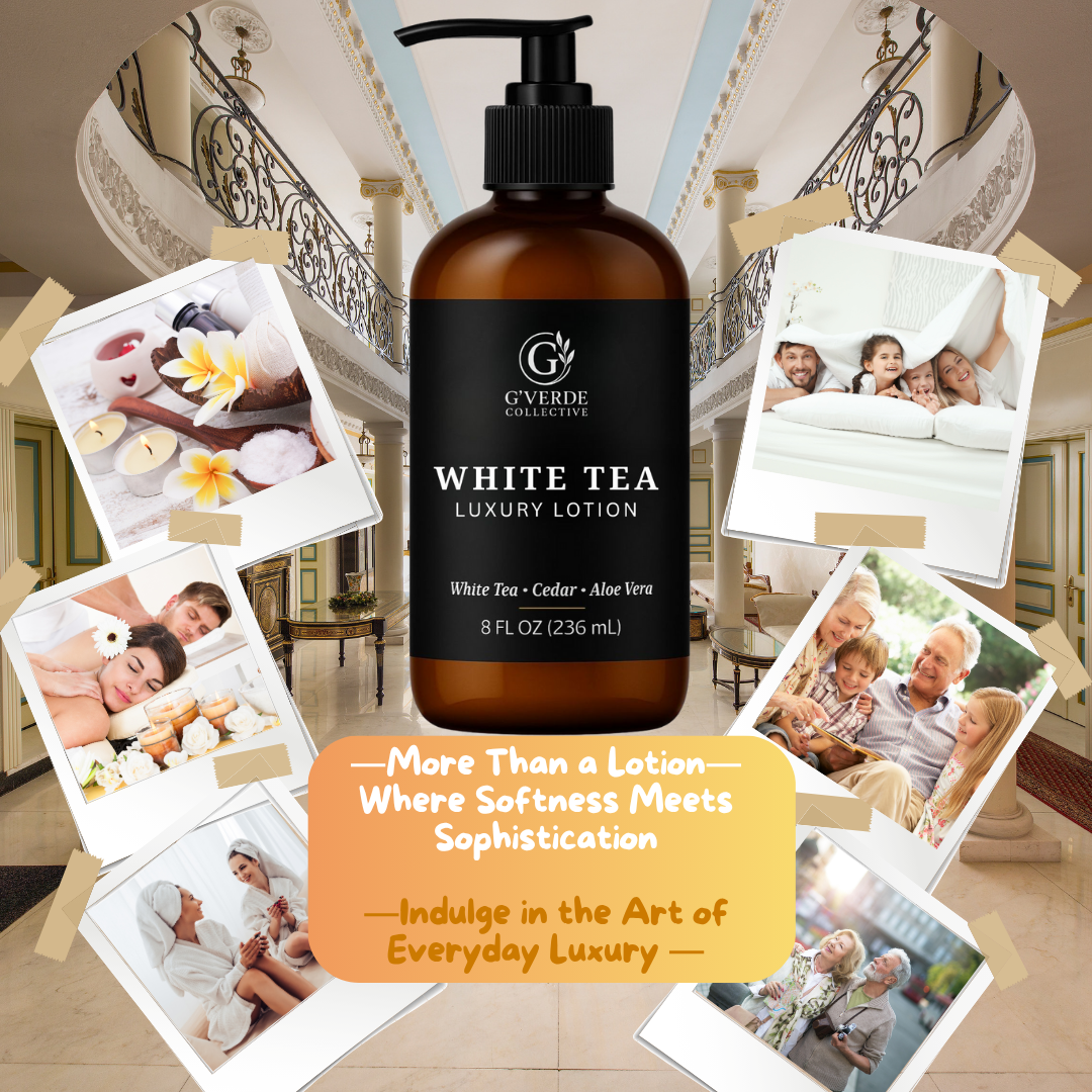 G’Verde Collective White Tea Luxury Hand and Body Lotion | Inspired by the Signature Scents of 5-Star Hotels