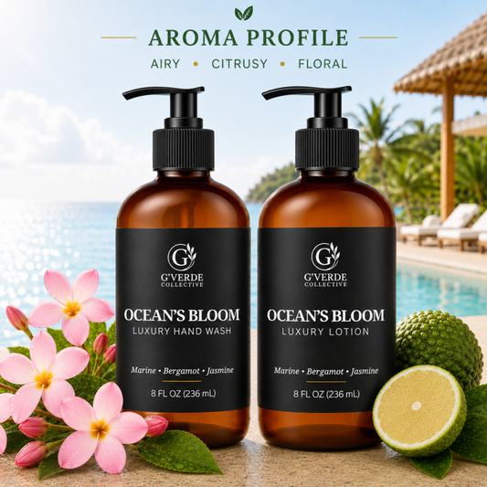 Ocean’s Bloom — The Sink Set · A fresh daily ritual