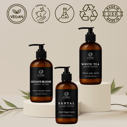 G’Verde Collective Santal Luxury Hand and Body Lotion | Inspired by famous perfume houses and the Signature Scents of 5-Star Hotels