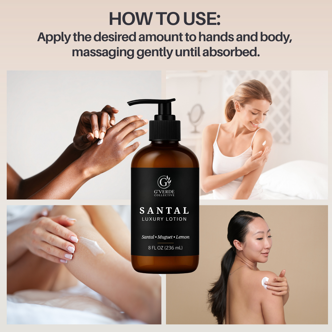 G’Verde Collective Santal Luxury Hand and Body Lotion | Inspired by famous perfume houses and the Signature Scents of 5-Star Hotels