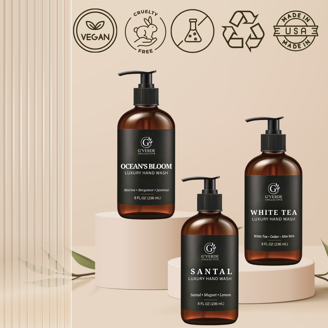 G’Verde Collective Ocean’s Bloom Luxury Hand Wash | Inspired by the Signature Scents of 5-Star Hotels
