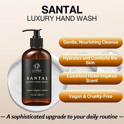 G’Verde Collective Santal Luxury Hand Wash | Inspired by famous perfume houses and the Signature Scents of 5-Star Hotels