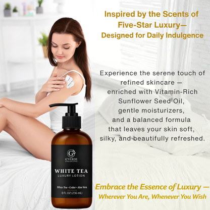 G’Verde Collective White Tea Luxury Hand and Body Lotion | Inspired by the Signature Scents of 5-Star Hotels