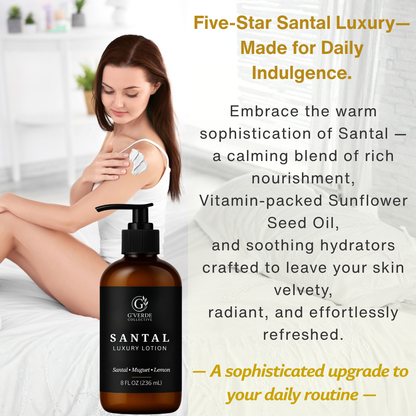 G’Verde Collective Santal Luxury Hand and Body Lotion | Inspired by famous perfume houses and the Signature Scents of 5-Star Hotels