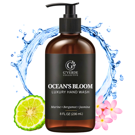 Ocean’s Bloom — Luxury Hand Wash · Airy, fresh & gentle cleanse