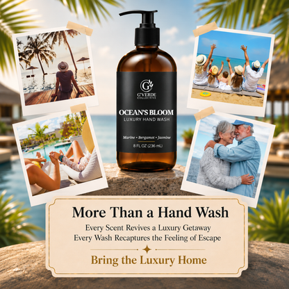 Ocean’s Bloom — Luxury Hand Wash · Airy, fresh & gentle cleanse