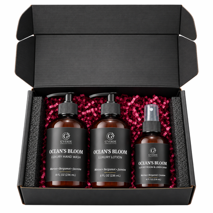 Ocean’s Bloom — Luxury Home Ritual Set · Airy, Floral & Coastal Resort-Inspired Fragrance