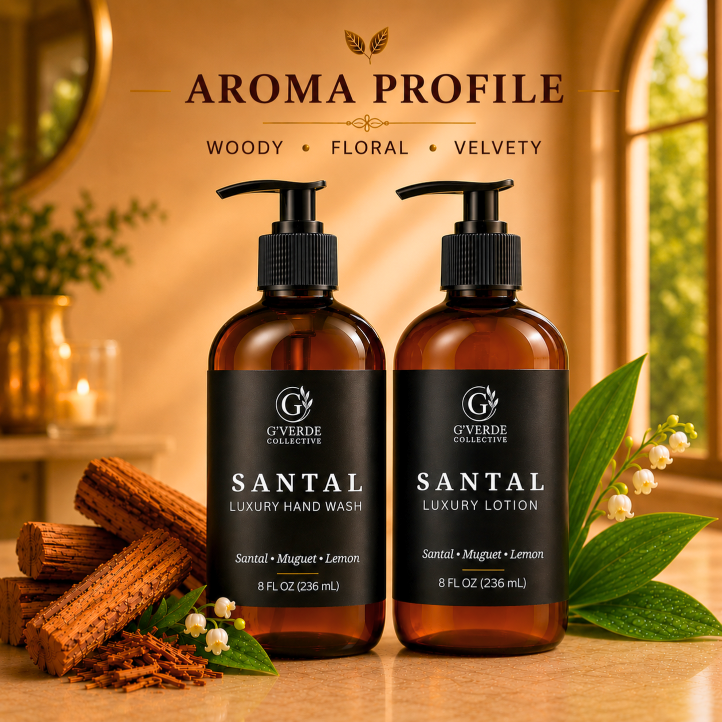 Santal — The Sink Set · A refined daily ritual