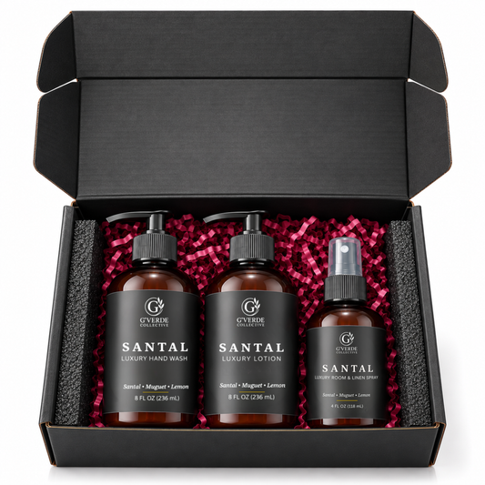 Santal — Luxury Home Ritual Set · Warm, Woody & Modern Hotel-Inspired Fragrance
