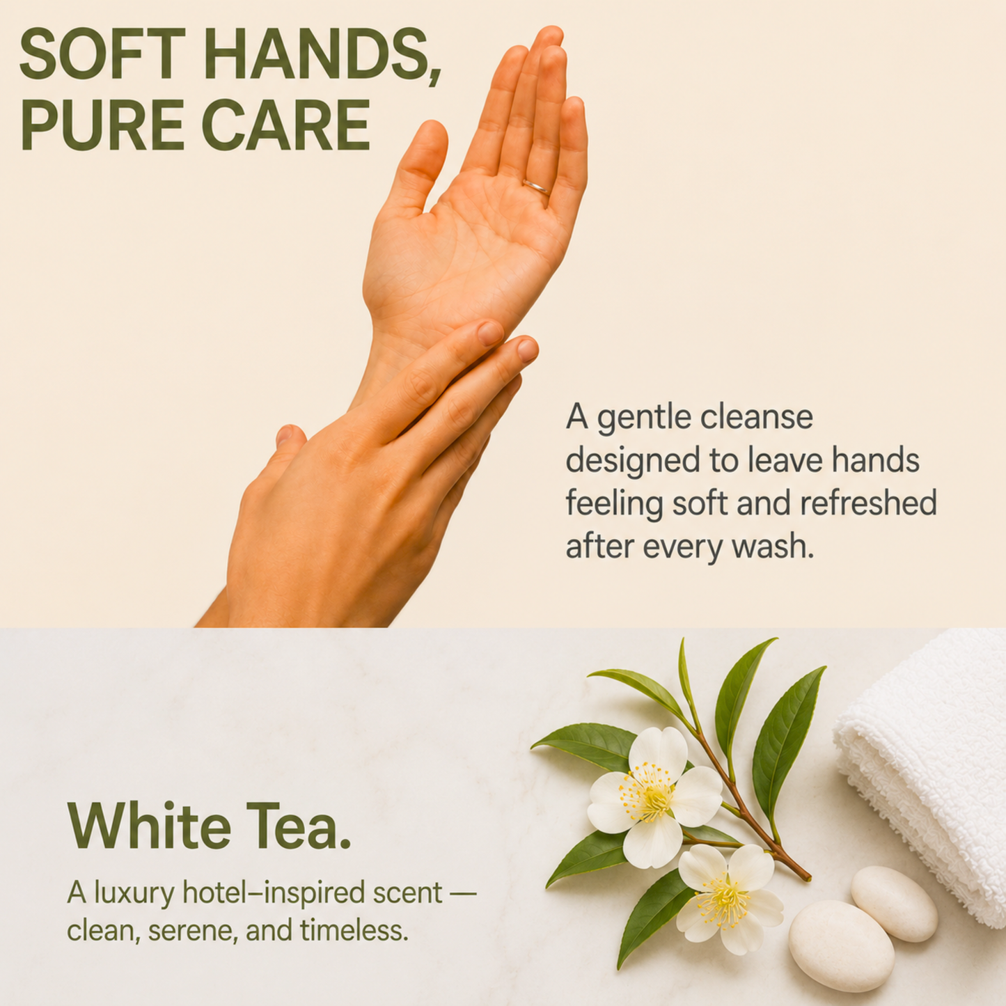 White Tea — The Sink Set · A calming daily ritual