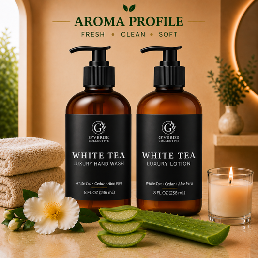 White Tea — The Sink Set · A calming daily ritual