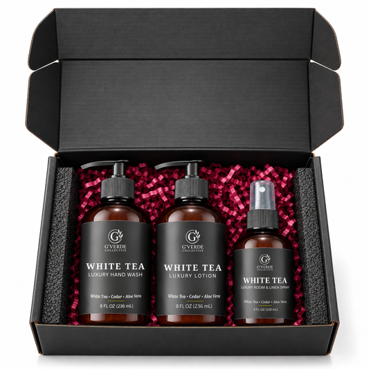 White Tea — Luxury Home Ritual Set · Fresh, Clean & Five-Star Spa-Inspired Fragrance